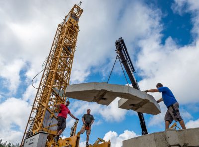 Impressionen VMR - Neubau 2018 Kran