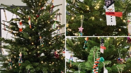 reich geschmückter Weihnachtsbaum